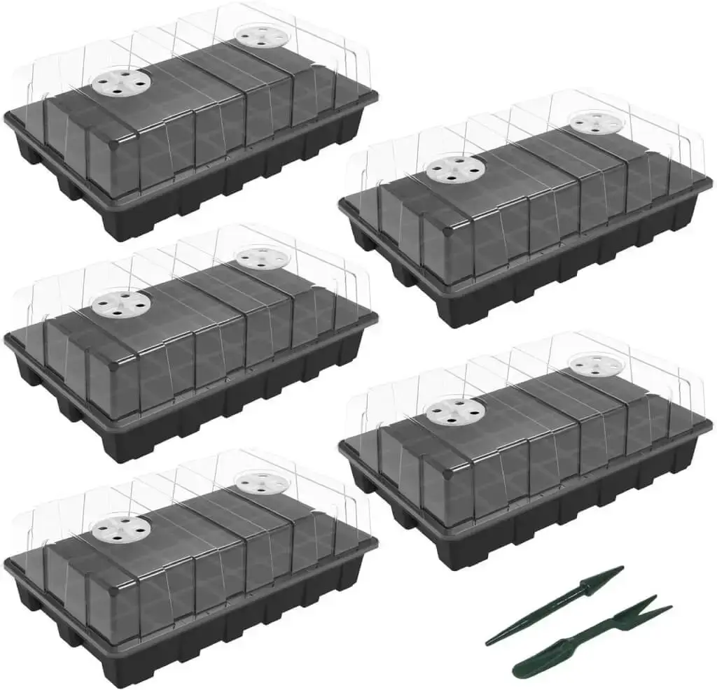 Bottom-Watering Seed Starting Tray with Dome