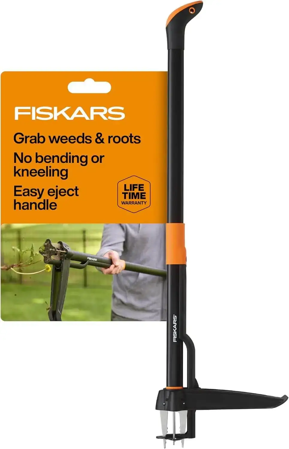 Fiskars 4-Claw Stand-Up Weeder