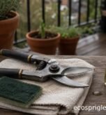 how to sharpen pruners at home