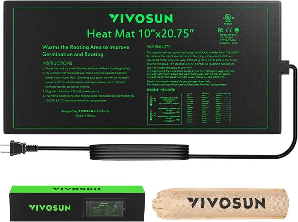 Seedling Heat Mat with Thermostat