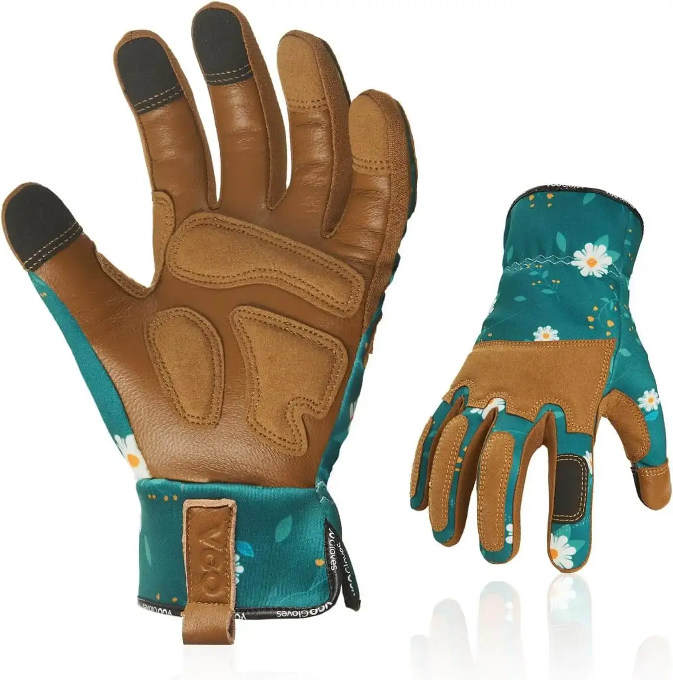 Vgo Women's Goatskin Leather Gardening Gloves