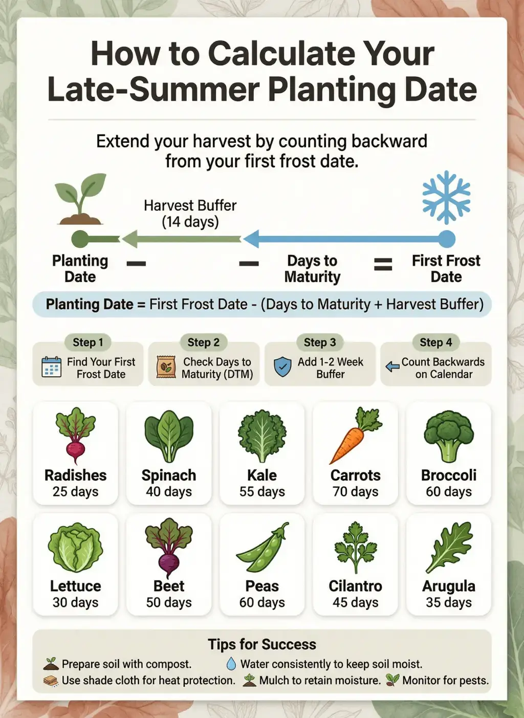 What Veggies to Plant in Late Summer for Fall Harvest